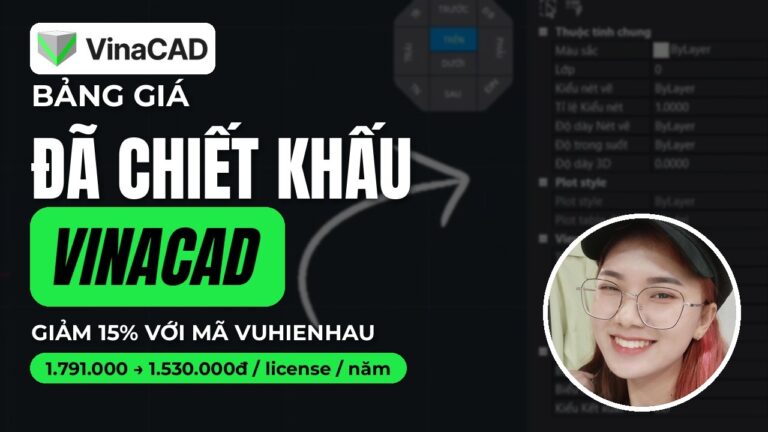 Ảnh bìa: BẢNG GIÁ ĐÃ ĐƯỢC CHIẾT KHẤU KHI MUA BẢN QUYỀN PHẦN MỀM VINACAD