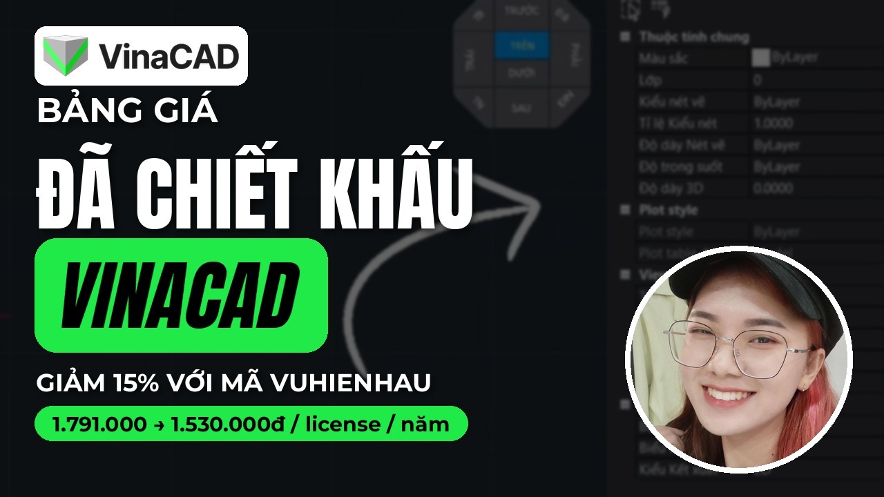 Ảnh bìa: BẢNG GIÁ ĐÃ ĐƯỢC CHIẾT KHẤU KHI MUA BẢN QUYỀN PHẦN MỀM VINACAD
