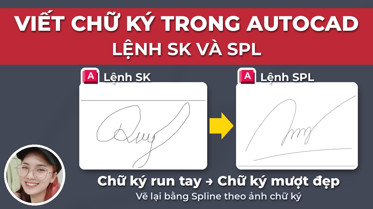 Viết chữ ký trong AutoCAD